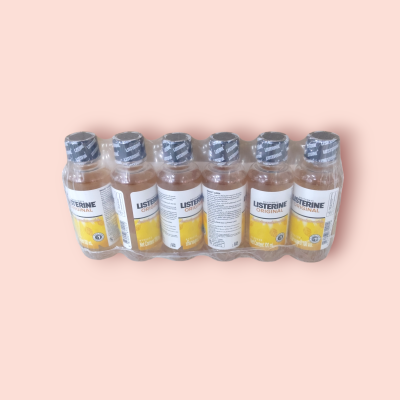 ลิสเตอรีน 100มล แพ็ค6ขวด เหลืองออริจินัล
