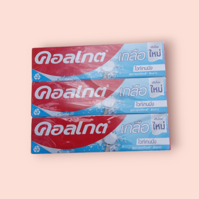 ยาสีฟันคอลเกตเกลือไวเทนนิ่ง 80กรัม แพ็ค6หลอด