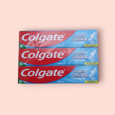 ยาสีฟันคอลเกต 140กรัม ริ้วใส (หลอด)