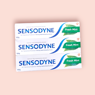 ยาสีฟันเซ็นโซดายน์ 100กรัม เฟรชมิ้น(หลอด)