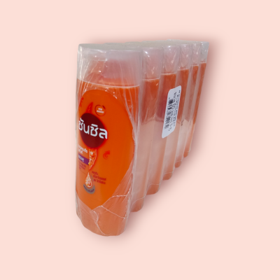 แชมพูซันซิล 60มล แพ็ค6ชิ้น  ส้ม