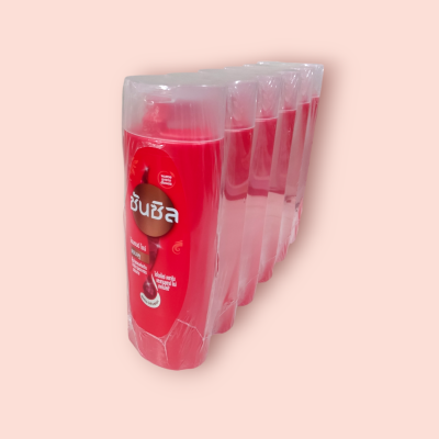 แชมพูซันซิล 60มล แพ็ค6ชิ้น  แดง