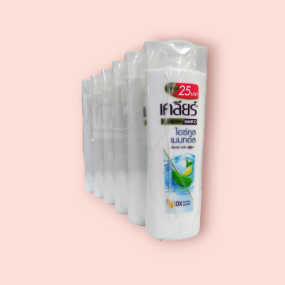 แชมพูเคลียร์ 60มล แพ็ค6ชิ้น ไอซ์คลูเมนทอล