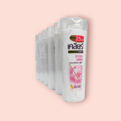 แชมพูเคลียร์ 60มล แพ็ค6ชิ้น ซากุระ เฟรช