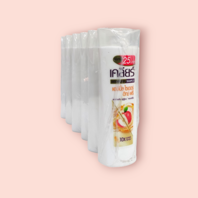 แชมพูเคลียร์ 60มล แพ็ค6ชิ้น แอปเปิ้ลไซเดอร์