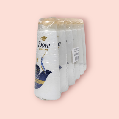 แชมพูโดฟ 70มล แพ็ค6ชิ้น อินเท้นรีแพล น้ำเงิน