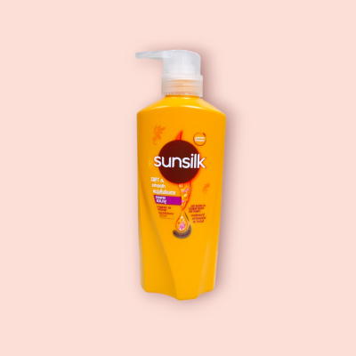 แชมพูซันซิลหัวปั๊ม 325มล เหลือง ผมนุ่มลื่น (ขวด)