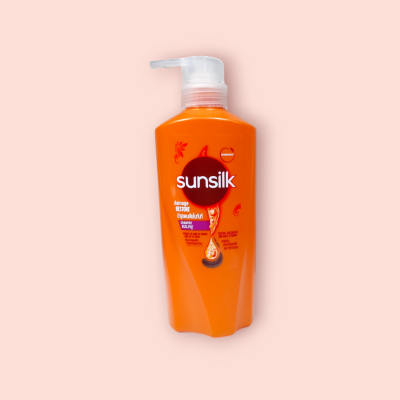 แชมพูซันซิลหัวปั๊ม 325ml ส้ม บำรุงผมเสีย (ขวด)
