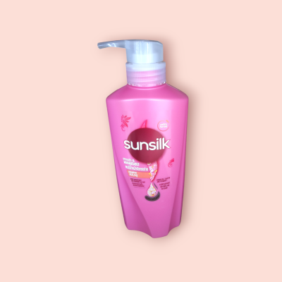 แชมพูซันซิลหัวปั๊ม 325ml ชมพู ผมมีน้ำหนัก(ขวด)