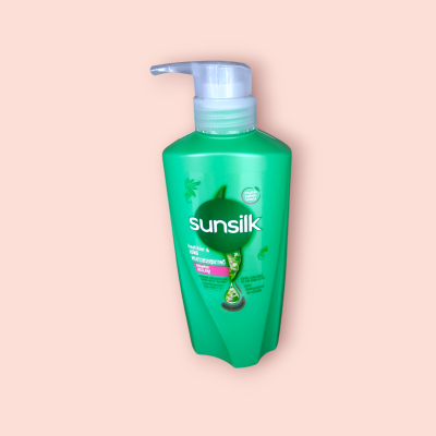 แชมพูซันซิลหัวปั๊ม 325ml เขียว ผมยาวสวย(ขวด)