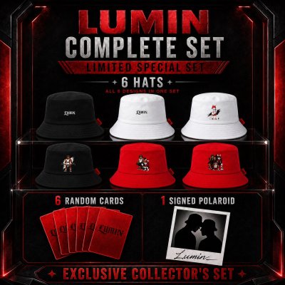 LUMIN BUCKET HAT — THE COMPLETE COLLECTION (6-piece set)