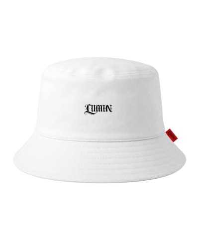 LUMIN BUCKET HAT SIGNATURE WHITE