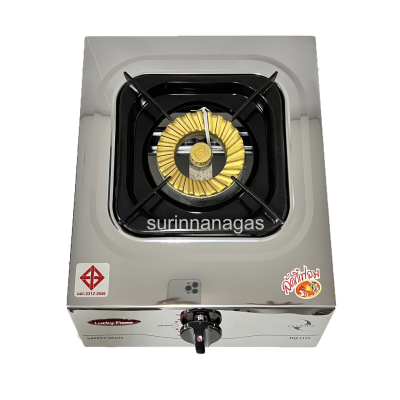 Lucky Flame รุ่น HQ-111S / รุ่น HQ-112s เตาแก๊สโครงสแตนเลสทั้งตัว