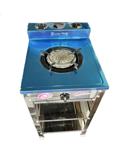 Lucky Flame รุ่น AT-502I โครงสแตนเลส หัวอินฟราเรด 1 หัวเตา