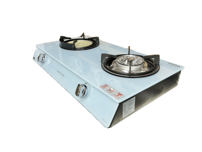 Lucky Flame รุ่น AG-2102S เตาแก๊สแบบตั้งโต๊ะหน้ากระจก 2 หัว แบบ 2 in 1
