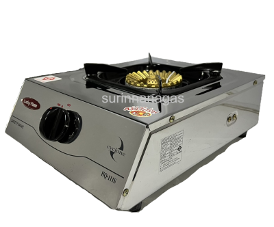 Lucky Flame รุ่น HQ-111S / รุ่น HQ-112s เตาแก๊สโครงสแตนเลสทั้งตัว