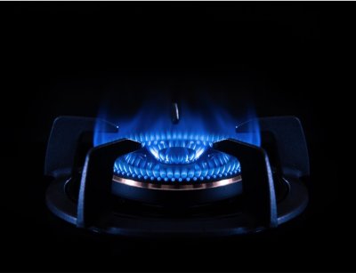 Lucky Flame เตาฝังลัคกี้เฟลม รุ่น LGS-942BT หน้ากระจกนิรภัสีดำ ตั้งเวลาได้