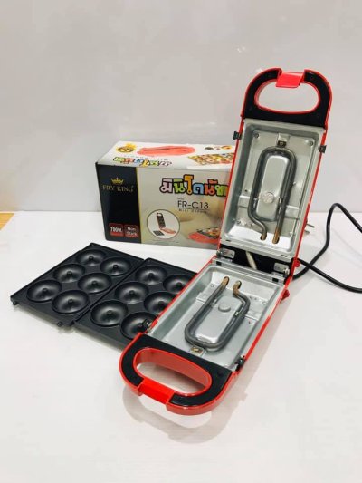 Fryking รุ่น FR-C13 พร้อมโดนัทบราวนี่ 6ชิ้น ทรงสี่เหลี่ยม