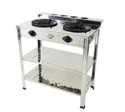 Dyna home เตาแก๊สฟู่ ห้ว KB-5 แบบตั้งพื้นโครงสแตนเลส