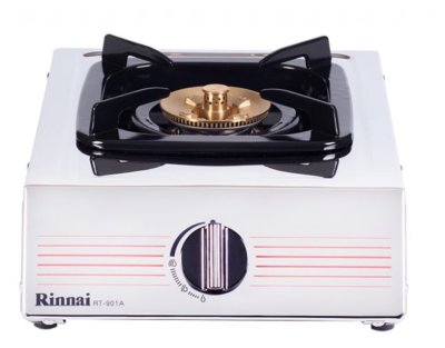 Rinnai เตาแก๊สวางบนเคาน์เตอร์ ( รุ่น RT-901A 1 หัวเตา / รุ่น RT-902A 2 หัวเตา) หน้าเลสโครงสี