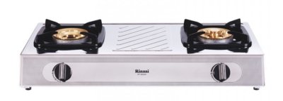 Rinnai เตาแก๊สวางบนเคาน์เตอร์ ( รุ่น RT-901SC 1 หัวเตา / รุ่น RT-902SC 2 หัวเตา) โครงสแตนเลสทั้งตัว