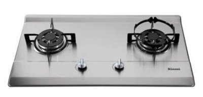 Rinnai เตาแก๊สแบบฝัง ( รุ่น RB-712N-GB หน้ากระจก / รุ่น RB-712N-S หน้าสแตนเลส) แบบ 2 หัวเตา