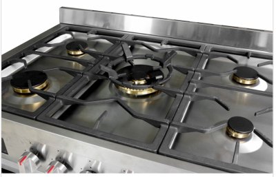 Lucky Flame เตาอบไฟฟ้าตั้งพื้น รุ่น LF-552SS-E8 เตาอบ + หัวเตา 5 หัวเตา