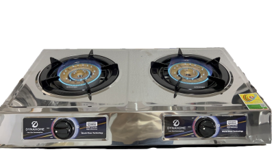 Dyna Home เตาแก๊สโครงสแตนเลสทั้งตัว 2 หัวเตา ( รุ่น TS-421-S 1 หัวเตา / รุ่น TS-422-S 2 หัวเตา)