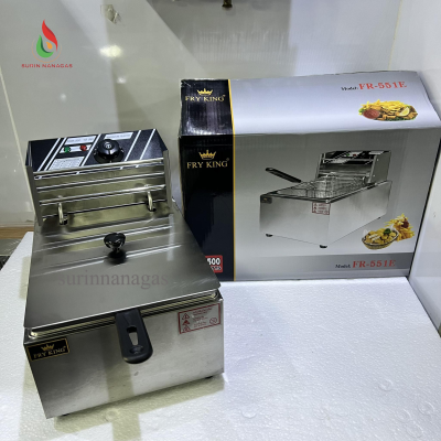 Fry king รุ่น FR-551Eหม้อทอดไฟฟ้า1 อ่าง ความจุ 5.5 ลิตร
