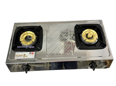 Rinnai เตาแก๊สวางบนเคาน์เตอร์ ( รุ่น RT-901SC 1 หัวเตา / รุ่น RT-902SC 2 หัวเตา) โครงสแตนเลสทั้งตัว