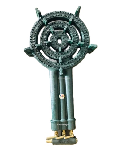 หัวเตา C-40 งานเหล็กหล่อ หัวเตา 3 วง ใช้คู่กับหัวปรับแรงดันต่ำ