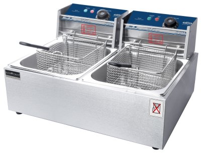 Nanotech รุ่น NT-662E หม้อทอดไฟฟ้า 2 หลุม ความจุ 6 ลิตร