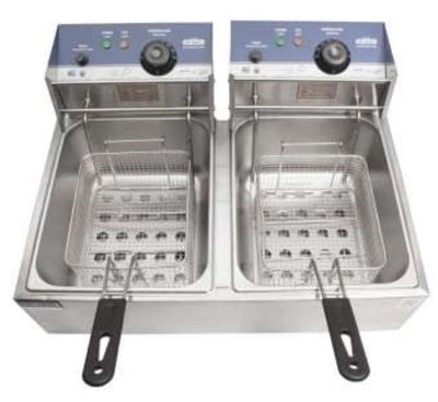 Nanotech รุ่น NT-662E หม้อทอดไฟฟ้า 2 หลุม ความจุ 6 ลิตร
