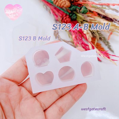 แม่พิมพ์ซิลิโคน Perfume Bottle Shaker Mold S123 A-B