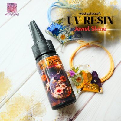 ยูวีเรซิ่น UV Resin สูตร Jewel Shine 30 กรัม ใสมาก ทนเหลือง กลิ่นต่ำสบายจมูก
