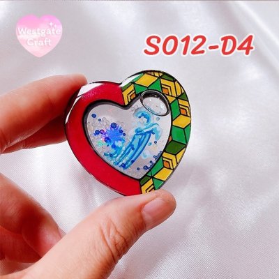 แม่พิมพ์หัวใจ S012-D1 to D6 Set / 6 Heart shaker molds + Free CSM S012 : 2 พิมพ์