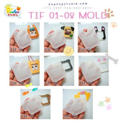 แม่พิมพ์โฟโต้เฟรม TIF 01-08 / TIF Part 01 Mold / TIF Part 02 Mold / ขายแยกนะคะ