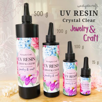 UV Resin Crystal Clear jewelry & Craft 100 กรัม ใสมาก