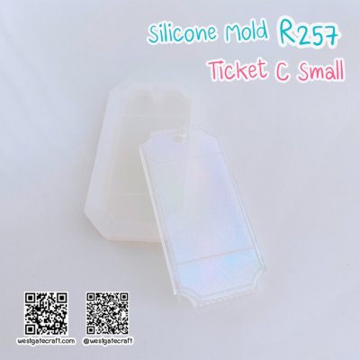 แม่พิมพ์ซิลิโคน R257 Ticket C Small