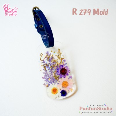 แม่พิมพ์ซิลิโคน R279 ป้ายห้อยกระเป๋า / Luggage Tag Mold