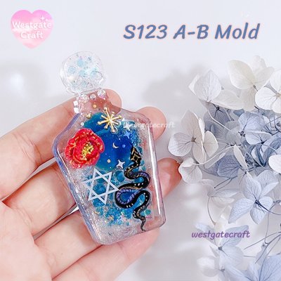 แม่พิมพ์ซิลิโคน Perfume Bottle Shaker Mold S123 A-B
