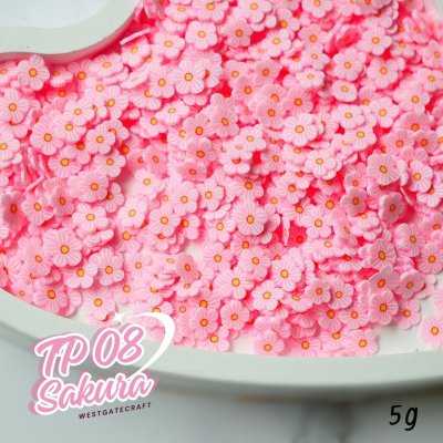 ท็อปปิ้ง TP 08 ฟีโม่ดอกซากุระ 5 กรัม