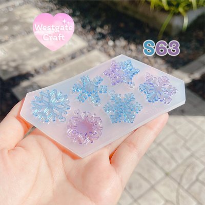 แม่พิมพ์ซิลิโคน S63 Snowflakes