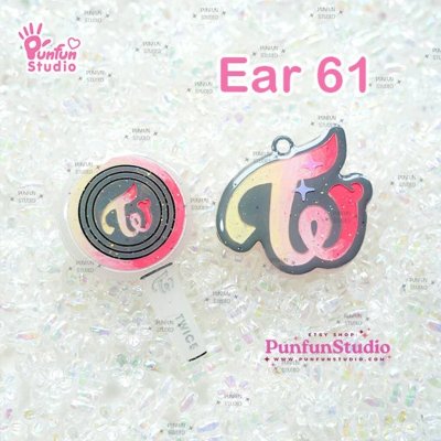Ear 61 Twice Mold / K-POP / Earring Mold / UV Resin Mold / Silicone Mold