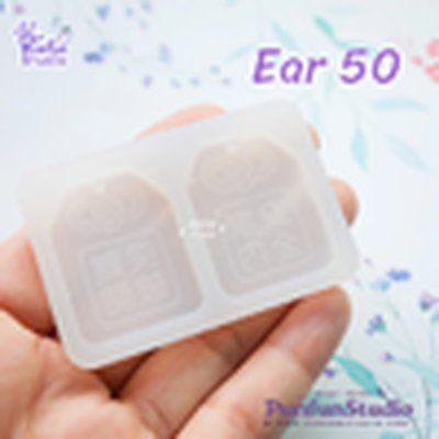 Ear 50 Omamori Mold / Earring Mold / Wishing you overcome all obstacles & Wishing good health and happiness to your f...