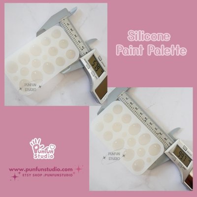 จานสี ซิลิโคน / Silicone Paint Palette