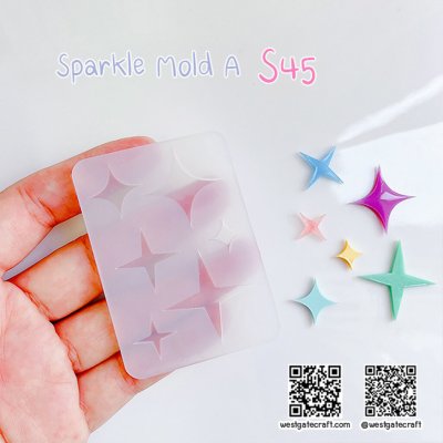 แม่พิมพ์ซิลิโคน S45 Sparkle Mold A