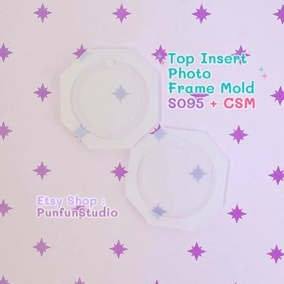 S095 + CSM Top Insert Photo Frame Mold / Photo Frame Mold / Silicone Mold