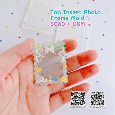 แม่พิมพ์ซิลิโคน SHAKE S089 Top Insert Photo Frame Mold + CSM