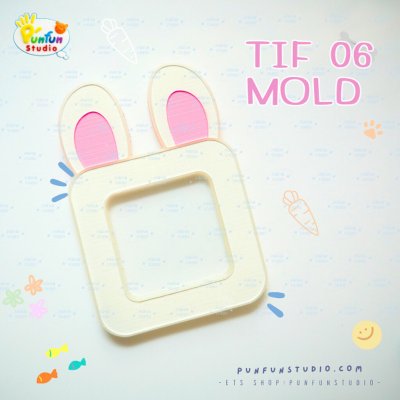 TIF 01-08 Mold Set / ฟรี GM 06, Tif part 01, Tif part 02 / Photo Frame Mold / แม่พิมพ์กรอบรูป